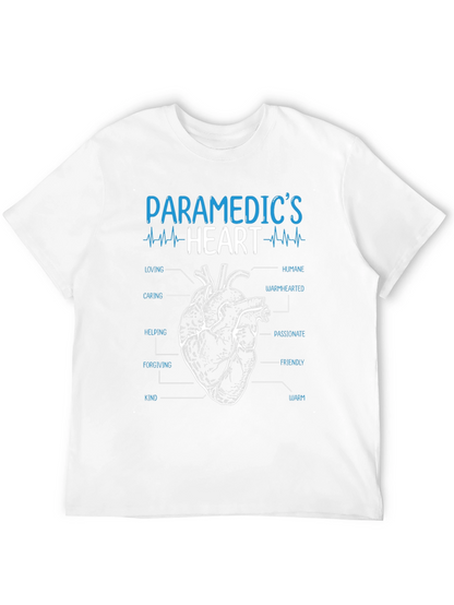 Paramedics Heart T-Shirt - Caring Humane and Warm!