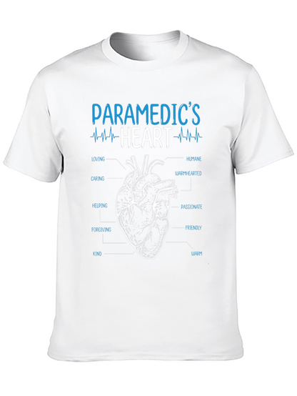 Paramedics Heart T-Shirt - Caring Humane and Warm!