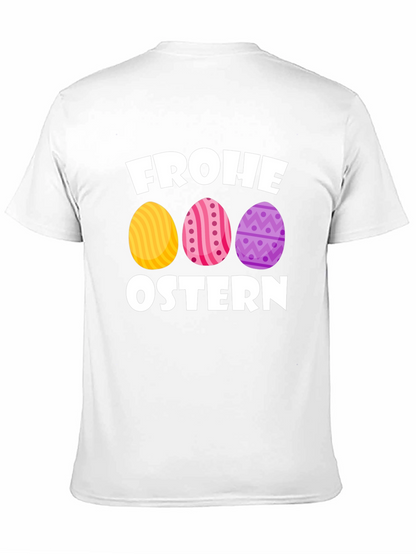 Frohe Ostern Easter Egg T-Shirt - Black