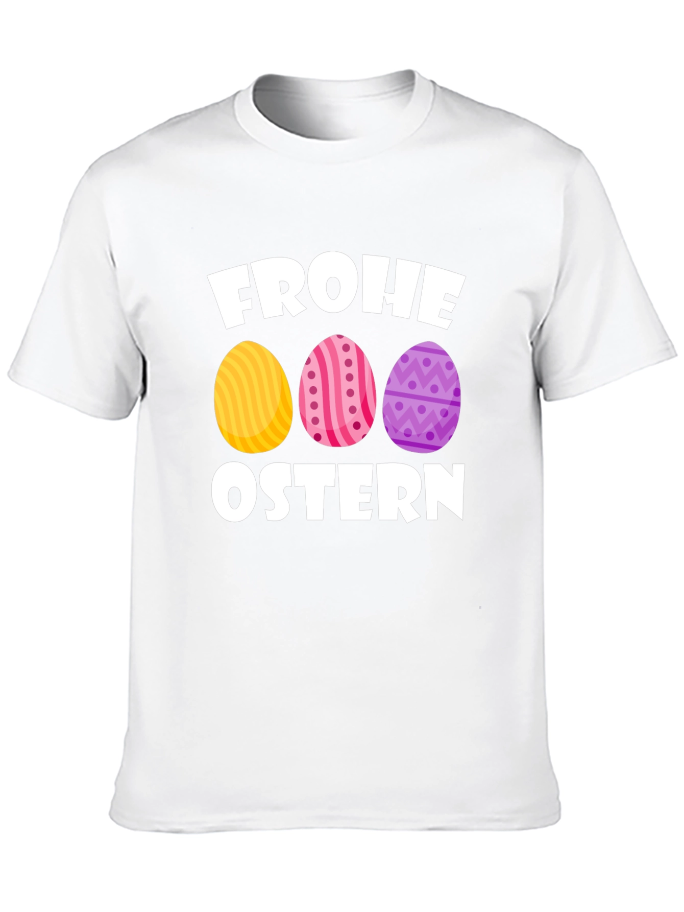 Frohe Ostern Easter Egg T-Shirt - Black