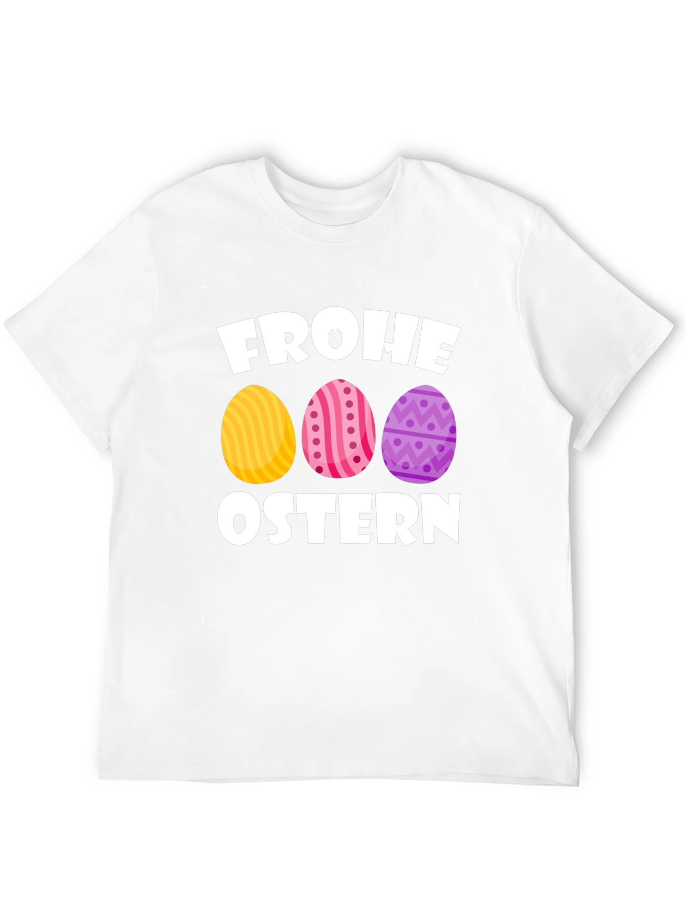 Frohe Ostern Easter Egg T-Shirt - Black