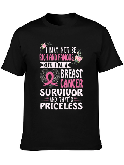 Breast Cancer Survivor T-Shirt - Awareness Ribbon