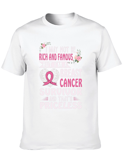 Breast Cancer Survivor T-Shirt - Awareness Ribbon