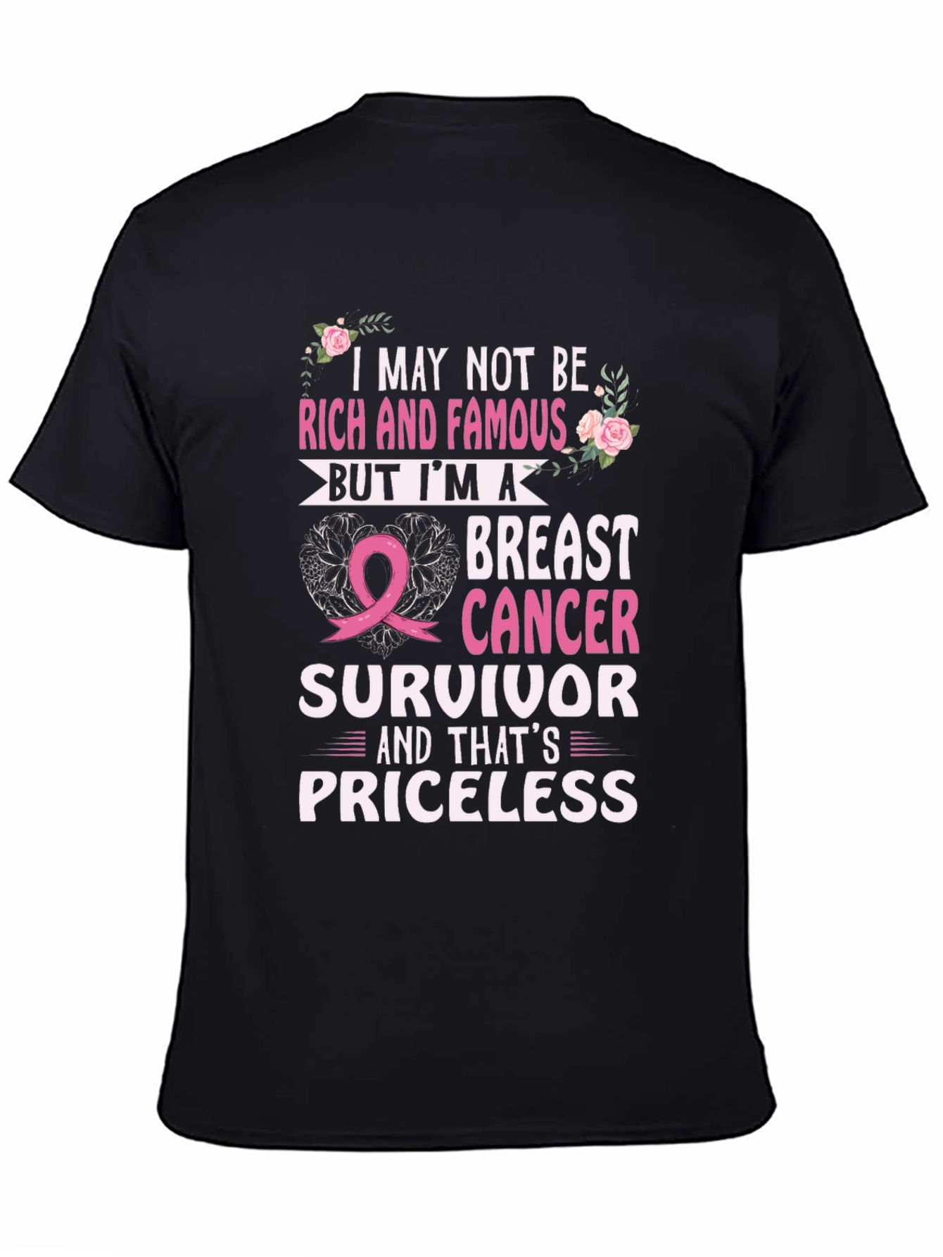 Breast Cancer Survivor T-Shirt - Awareness Ribbon