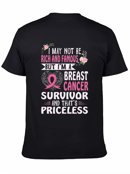 Breast Cancer Survivor T-Shirt - Awareness Ribbon