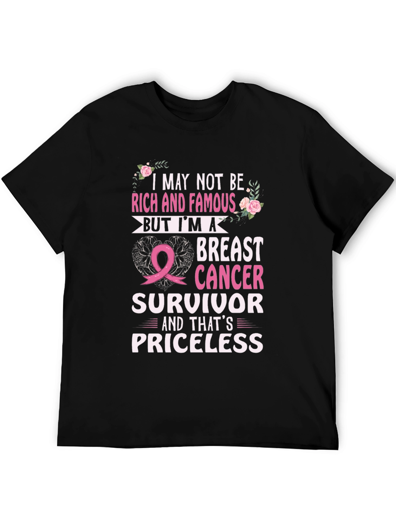 Breast Cancer Survivor T-Shirt - Awareness Ribbon