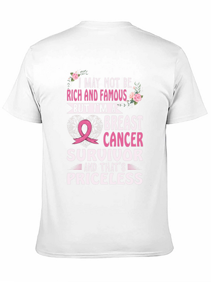 Breast Cancer Survivor T-Shirt - Awareness Ribbon