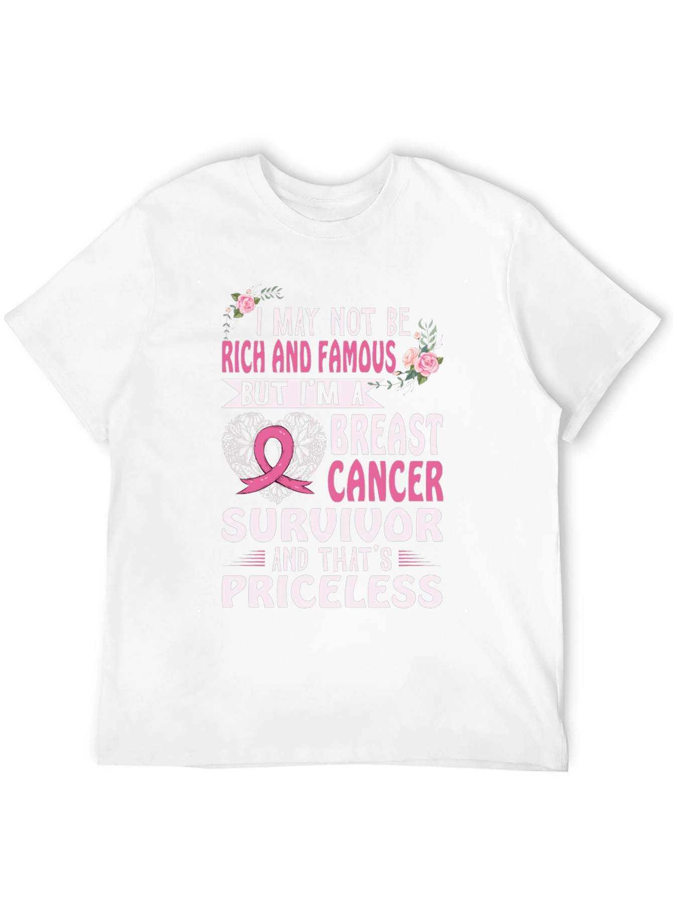 Breast Cancer Survivor T-Shirt - Awareness Ribbon