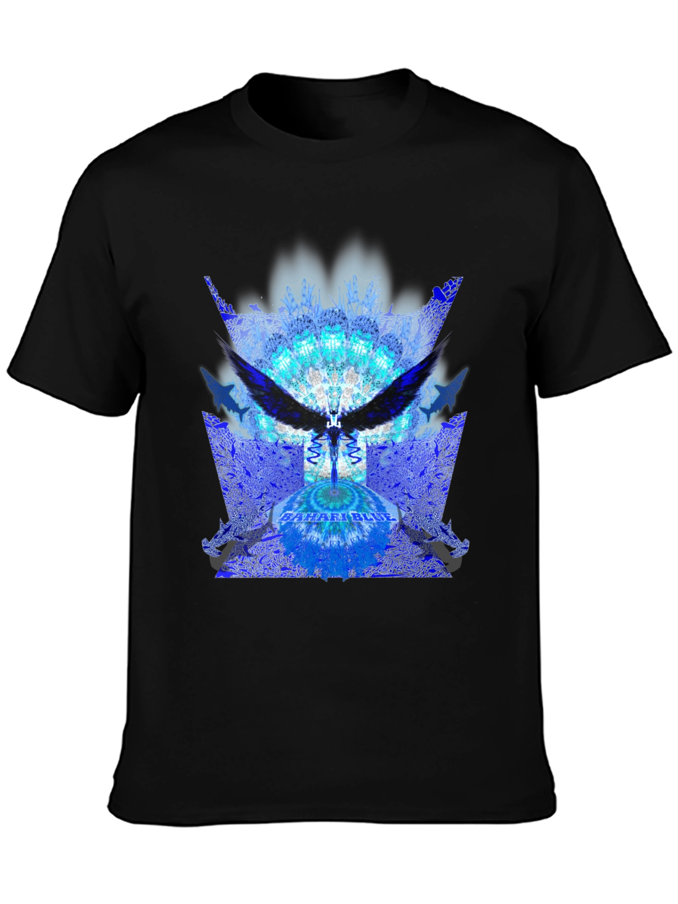 Abstract Angel Wing Graphic Tee