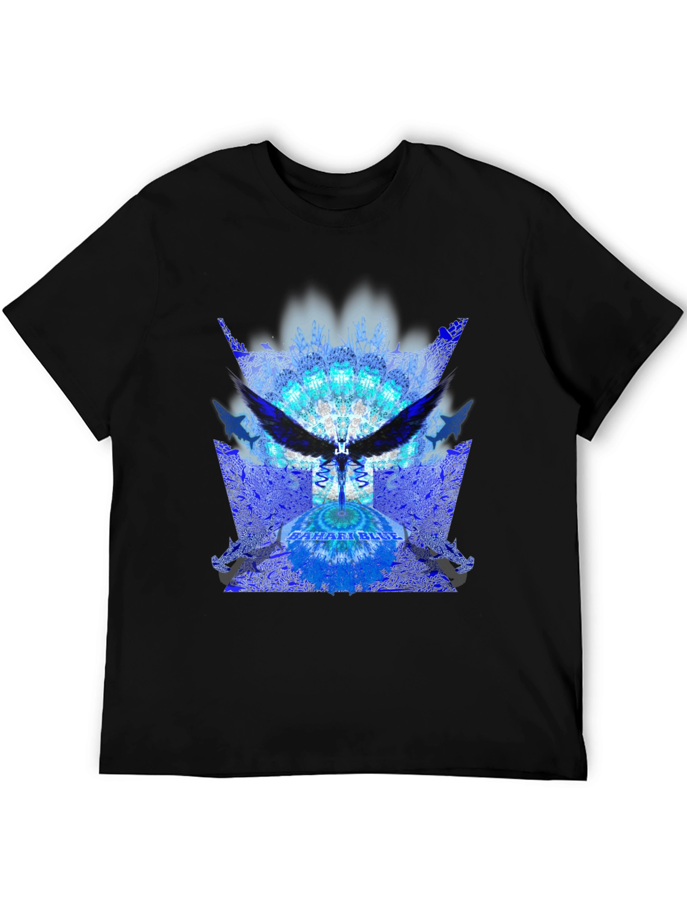 Abstract Angel Wing Graphic Tee