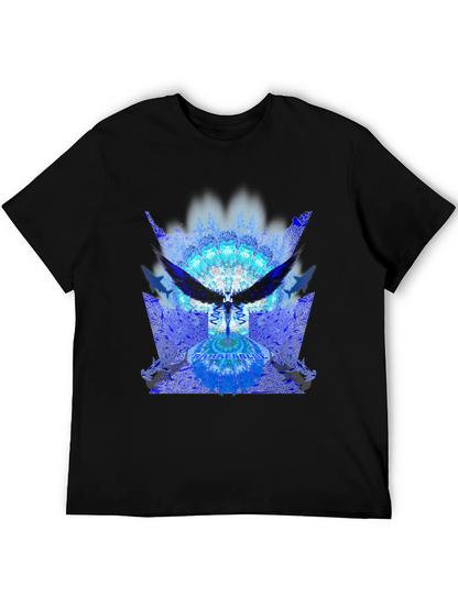 Abstract Angel Wing Graphic Tee