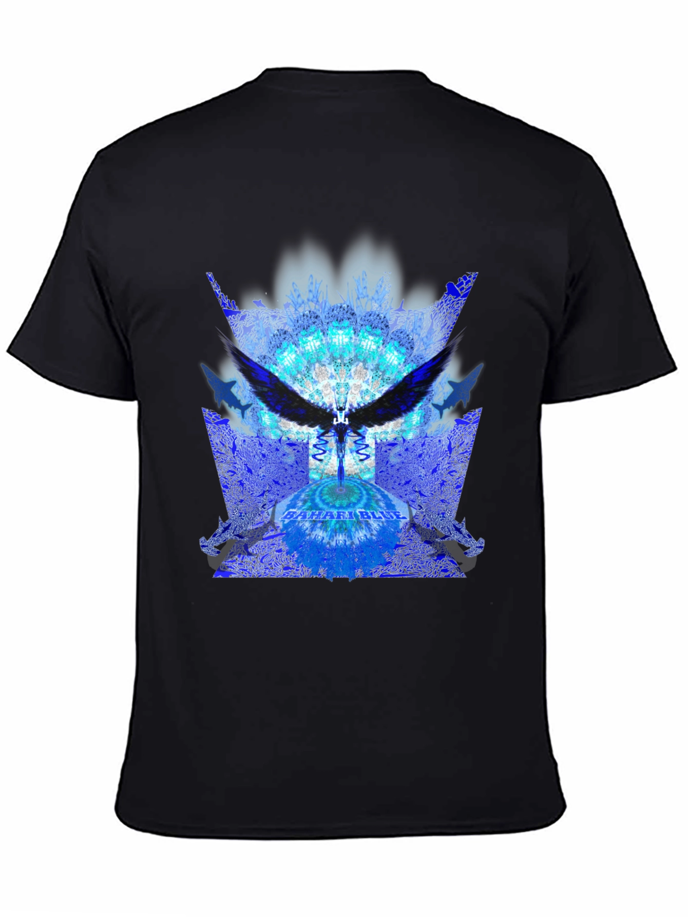 Abstract Angel Wing Graphic Tee