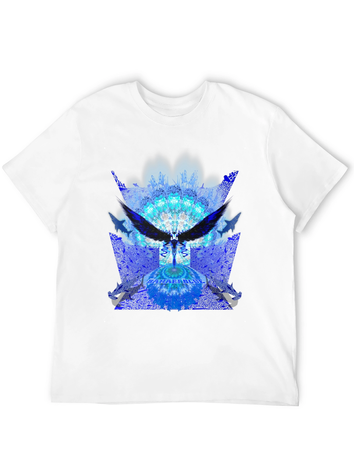Abstract Angel Wing Graphic Tee