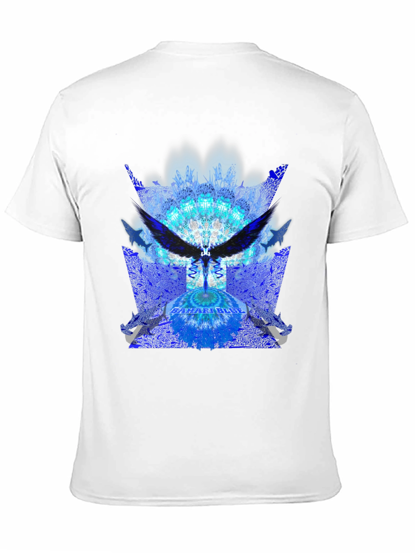 Abstract Angel Wing Graphic Tee