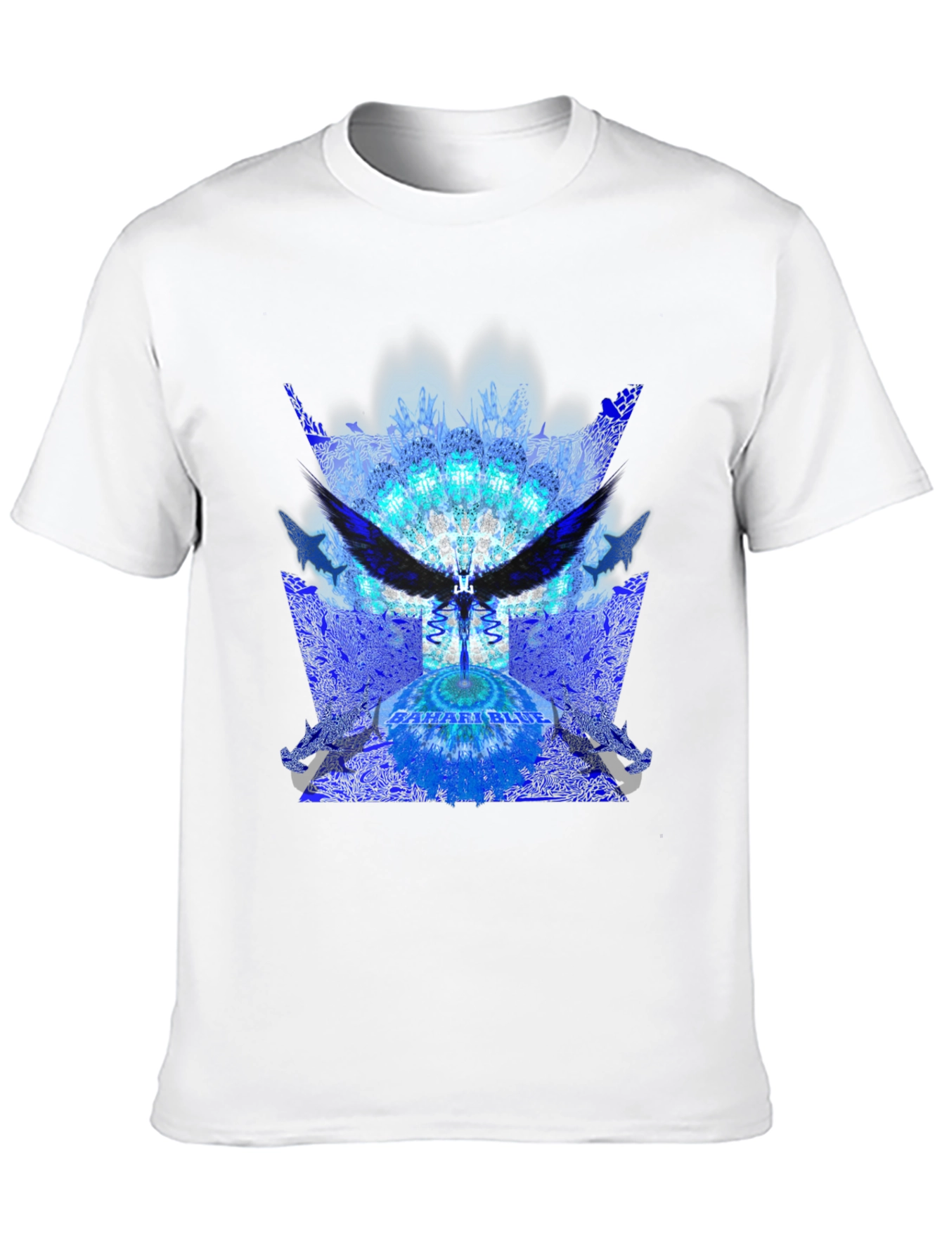 Abstract Angel Wing Graphic Tee
