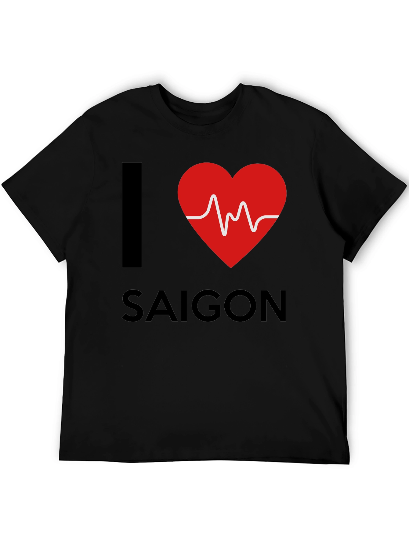 I Heart Saigon Mens Black T-Shirt
