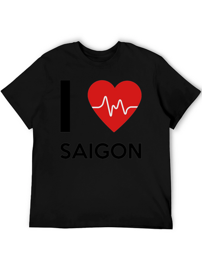 I Heart Saigon Mens Black T-Shirt