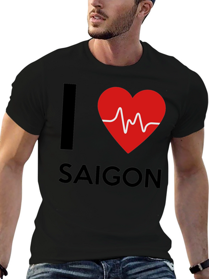 I Heart Saigon Mens Black T-Shirt