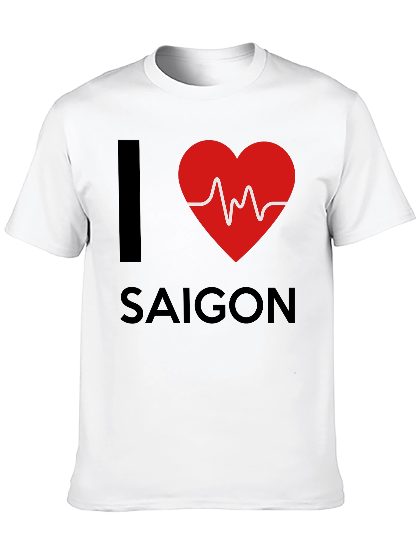 I Heart Saigon Mens Black T-Shirt