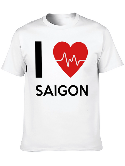I Heart Saigon Mens Black T-Shirt