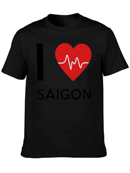 I Heart Saigon Mens Black T-Shirt