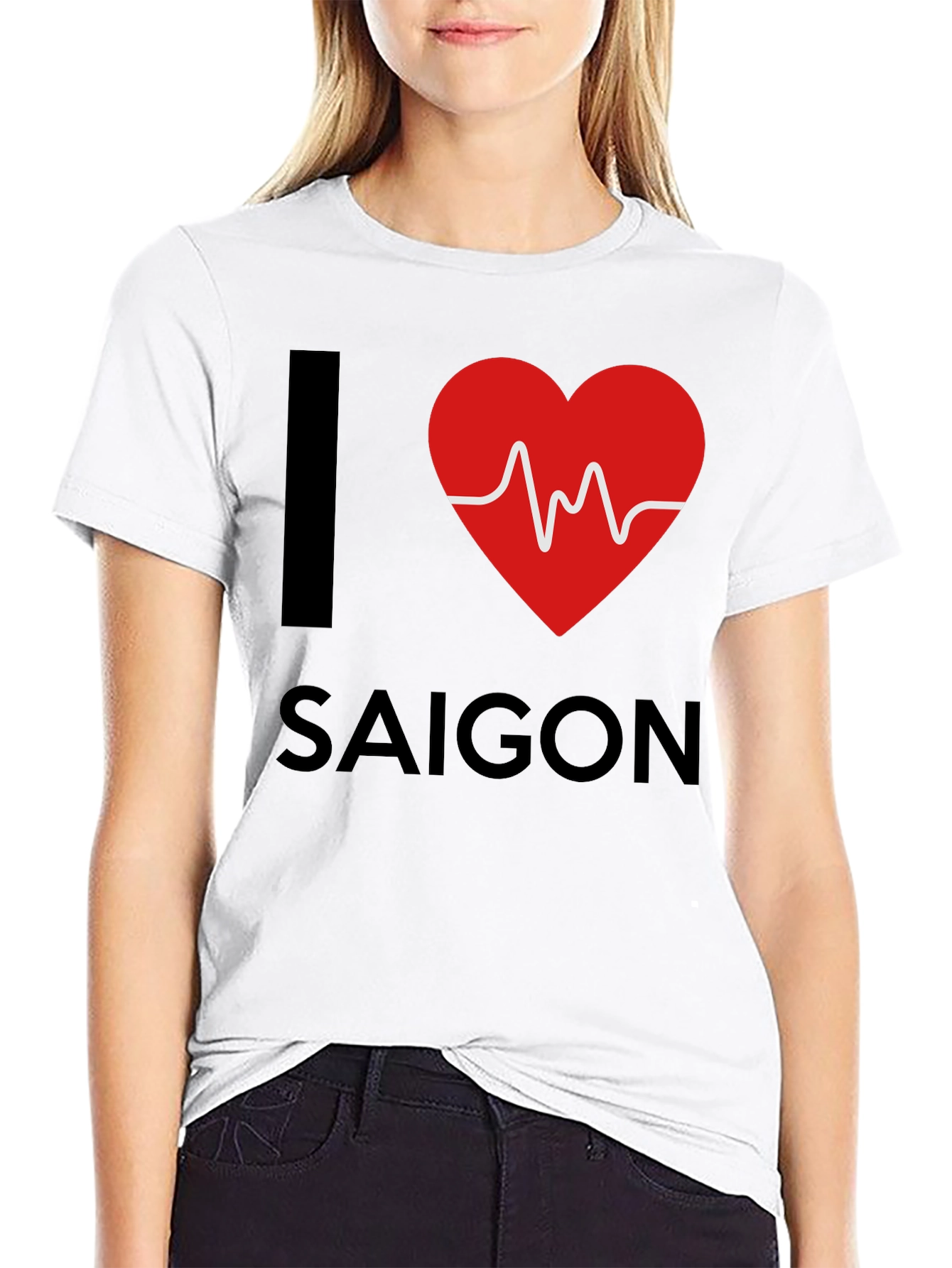 I Heart Saigon Mens Black T-Shirt