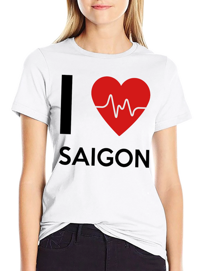 I Heart Saigon Mens Black T-Shirt