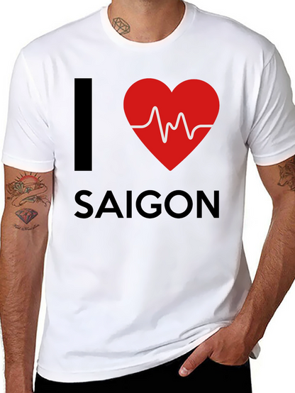 I Heart Saigon Mens Black T-Shirt