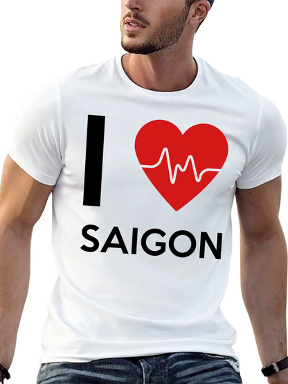 I Heart Saigon Mens Black T-Shirt