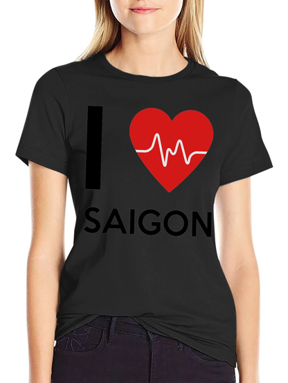 I Heart Saigon Mens Black T-Shirt