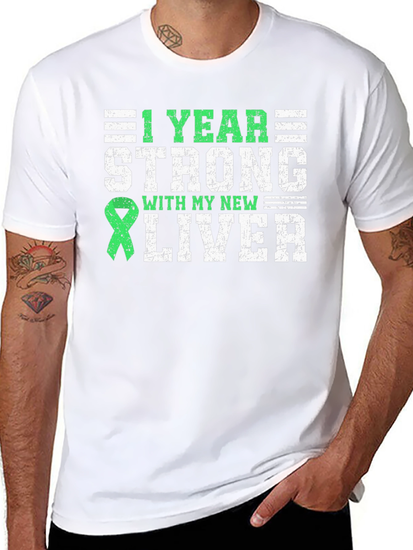 1 Year Strong New Liver Transplant T-Shirt