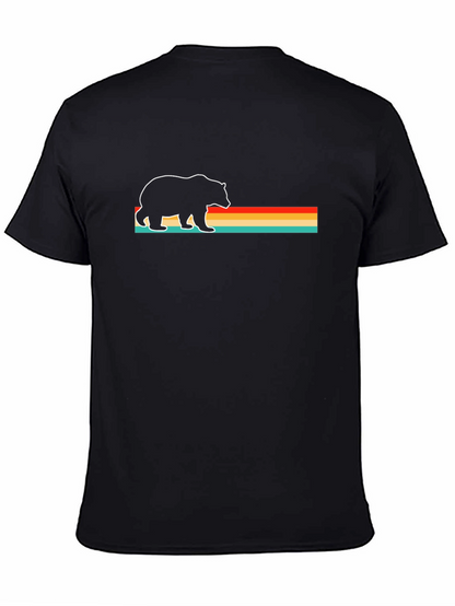 Retro Bear Graphic Tee - Stylish Unisex T-Shirt