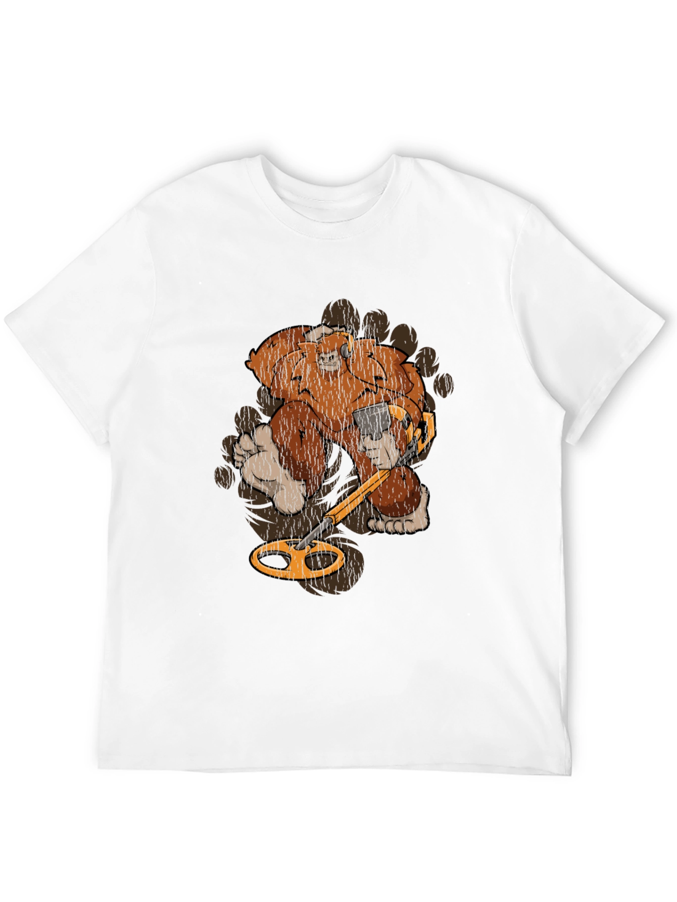 Bigfoot Metal Detecting Graphic Tee