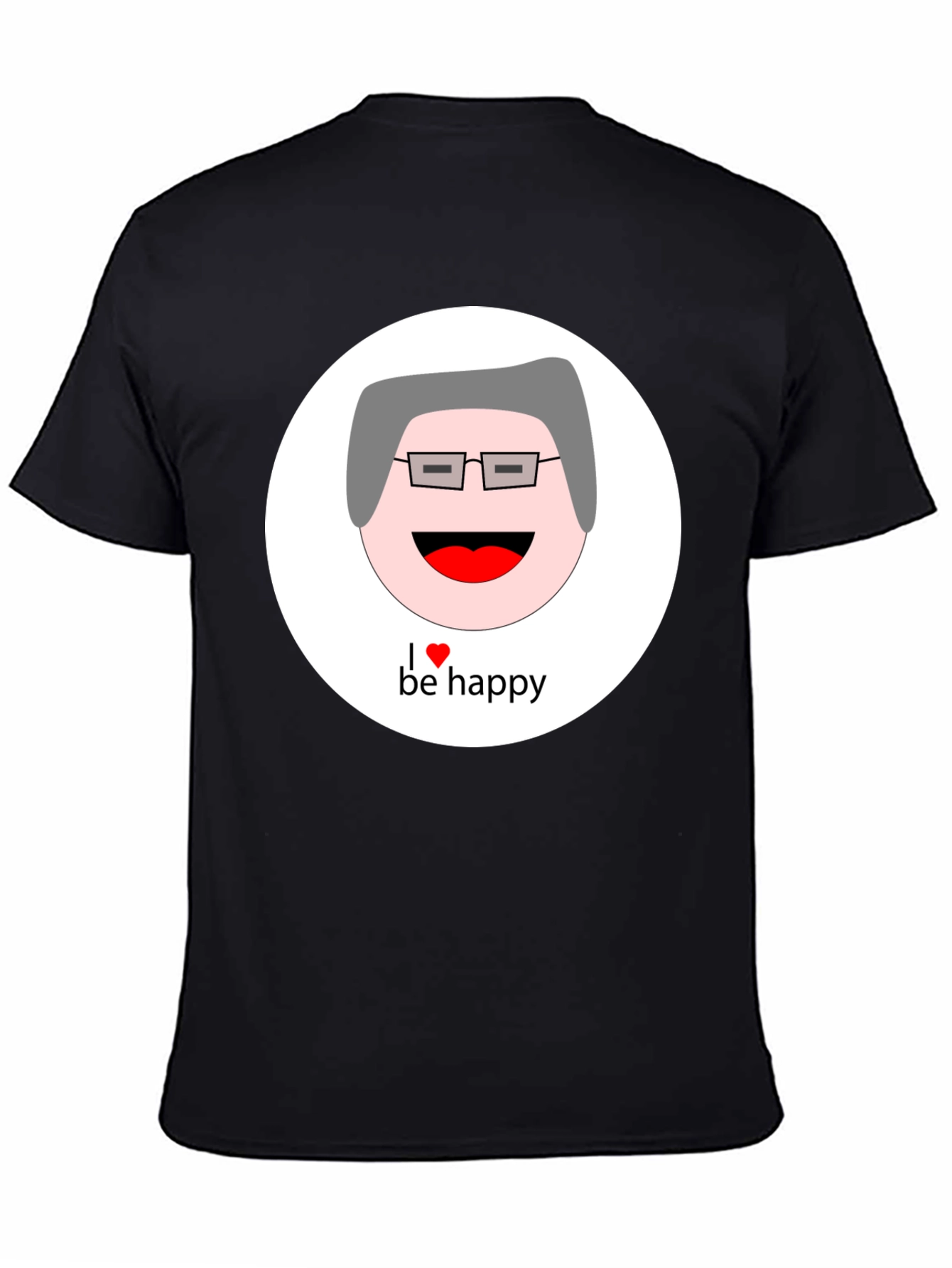 I Heart Be Happy Graphic T-Shirt