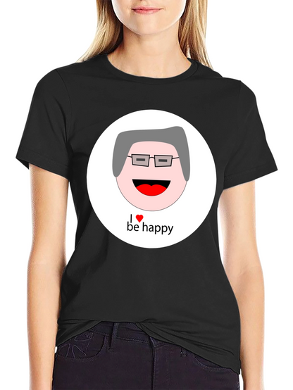 I Heart Be Happy Graphic T-Shirt