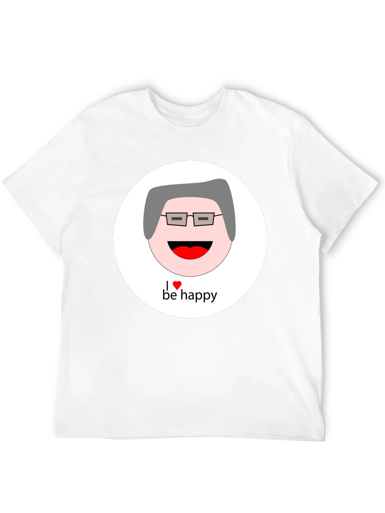I Heart Be Happy Graphic T-Shirt