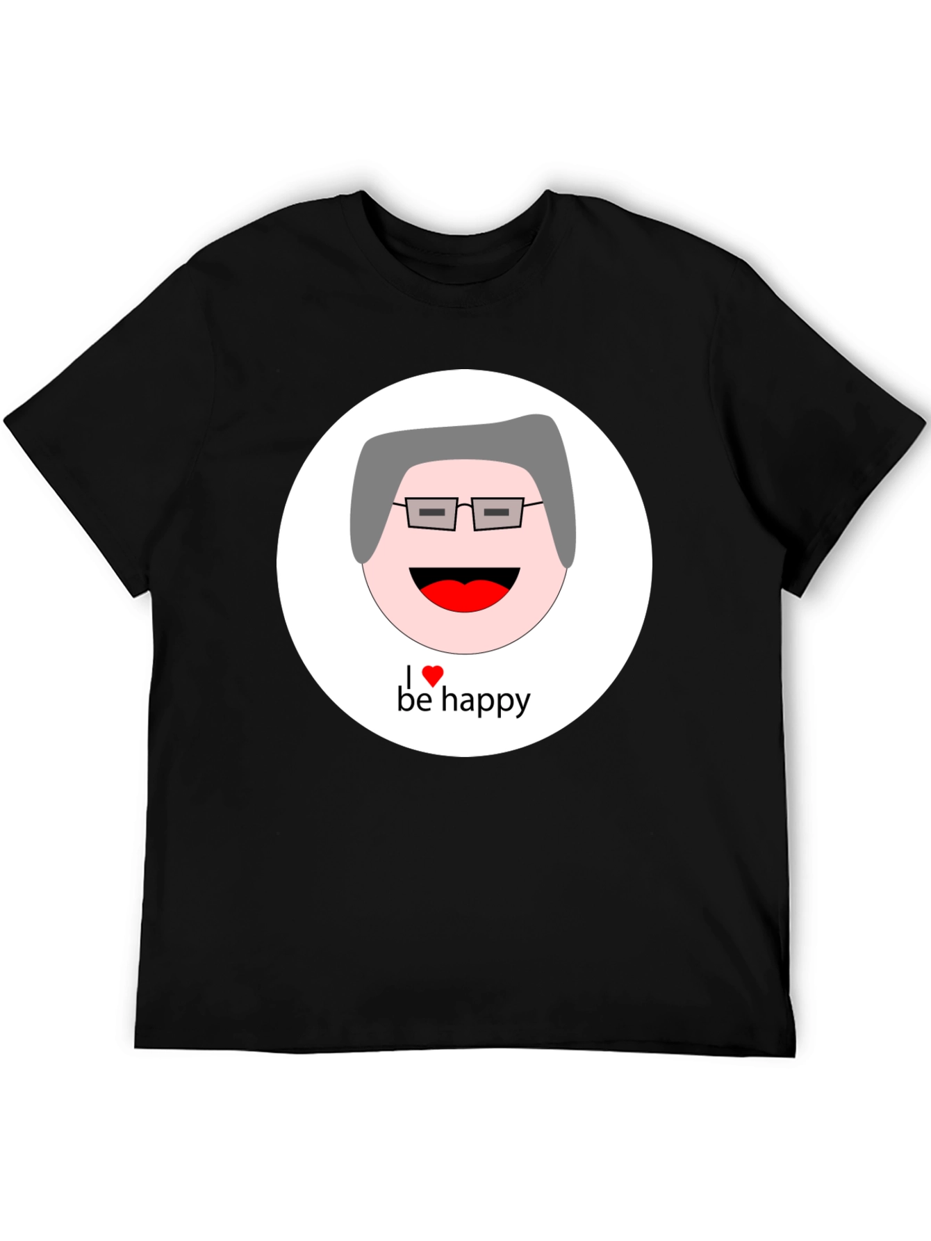 I Heart Be Happy Graphic T-Shirt