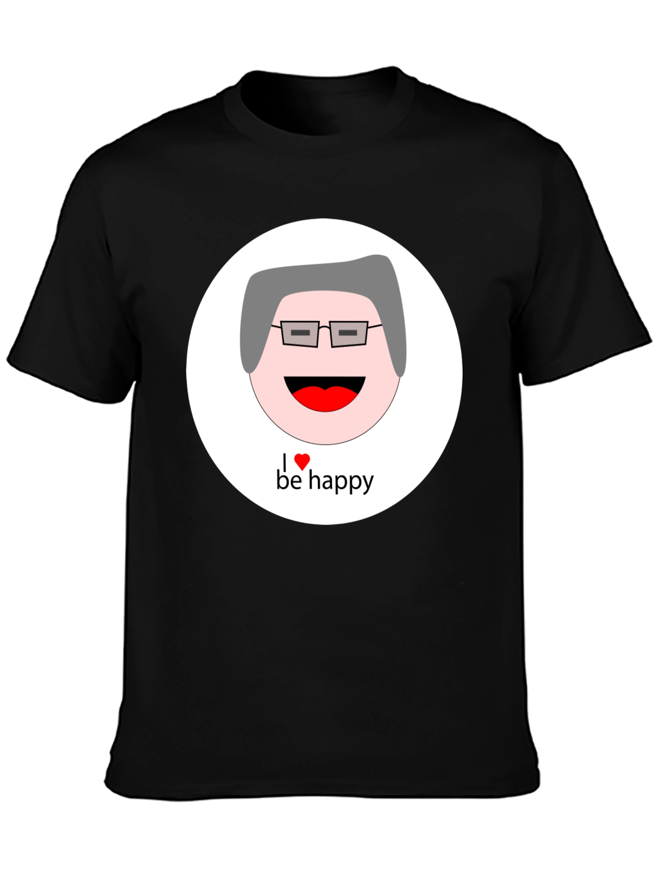 I Heart Be Happy Graphic T-Shirt