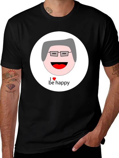 I Heart Be Happy Graphic T-Shirt