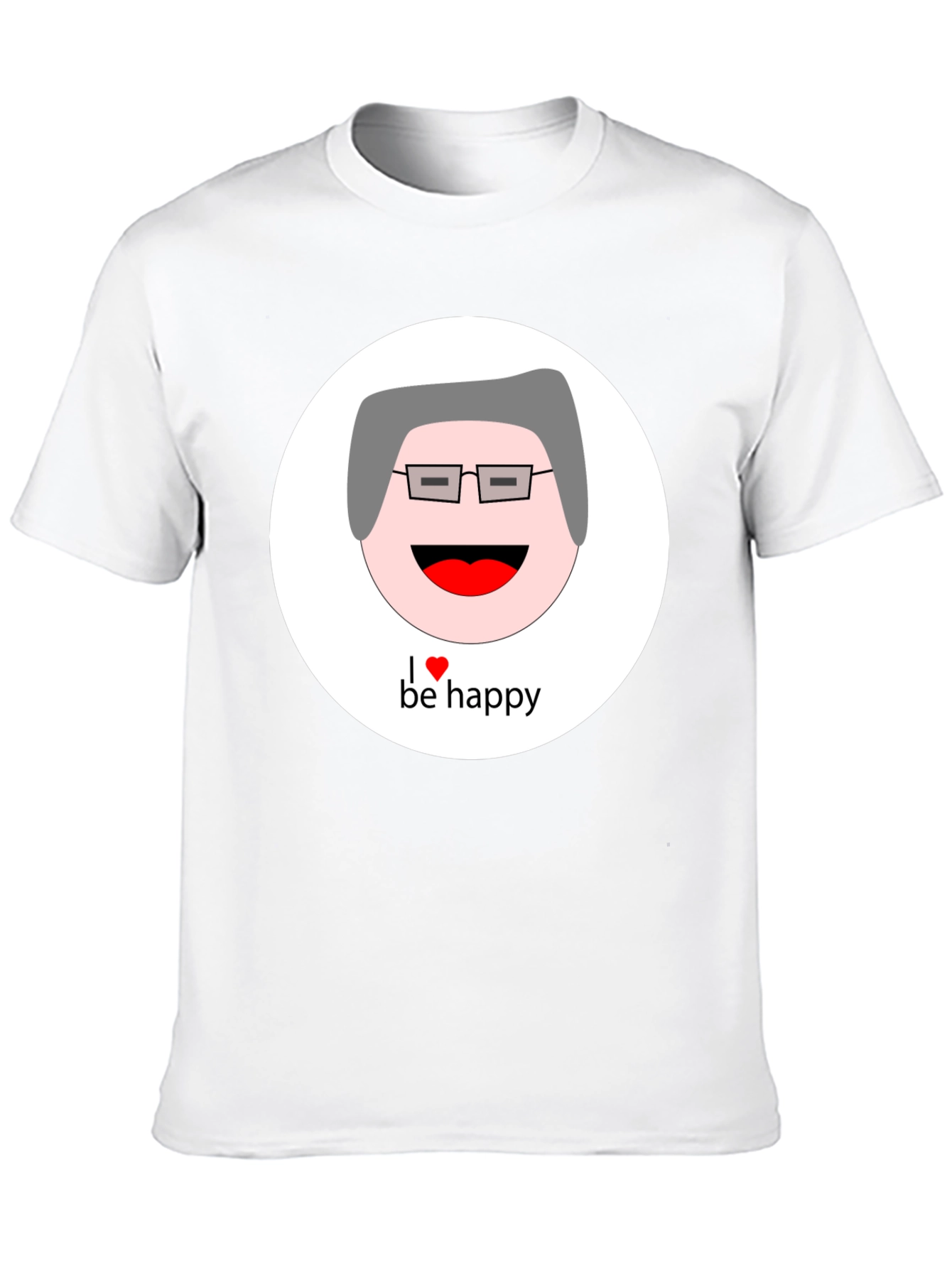 I Heart Be Happy Graphic T-Shirt