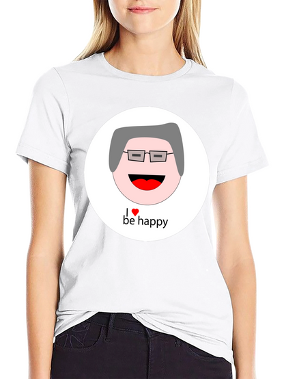 I Heart Be Happy Graphic T-Shirt