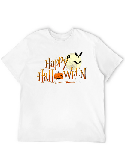Happy Halloween T-Shirt: Pumpkin Moon Bats