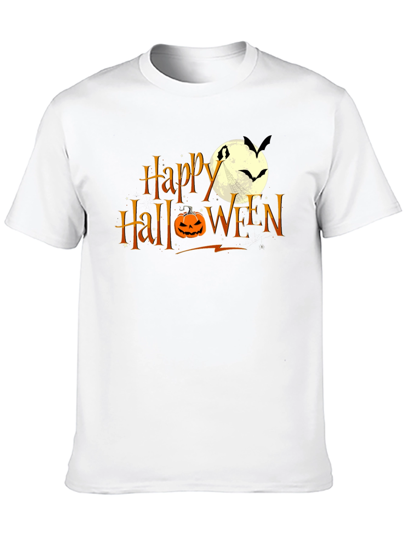Happy Halloween T-Shirt: Pumpkin Moon Bats