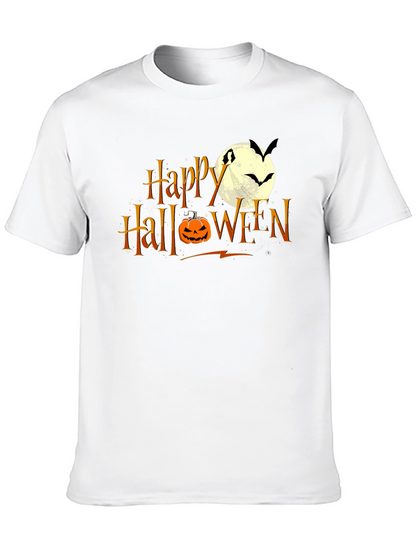 Happy Halloween T-Shirt: Pumpkin Moon Bats