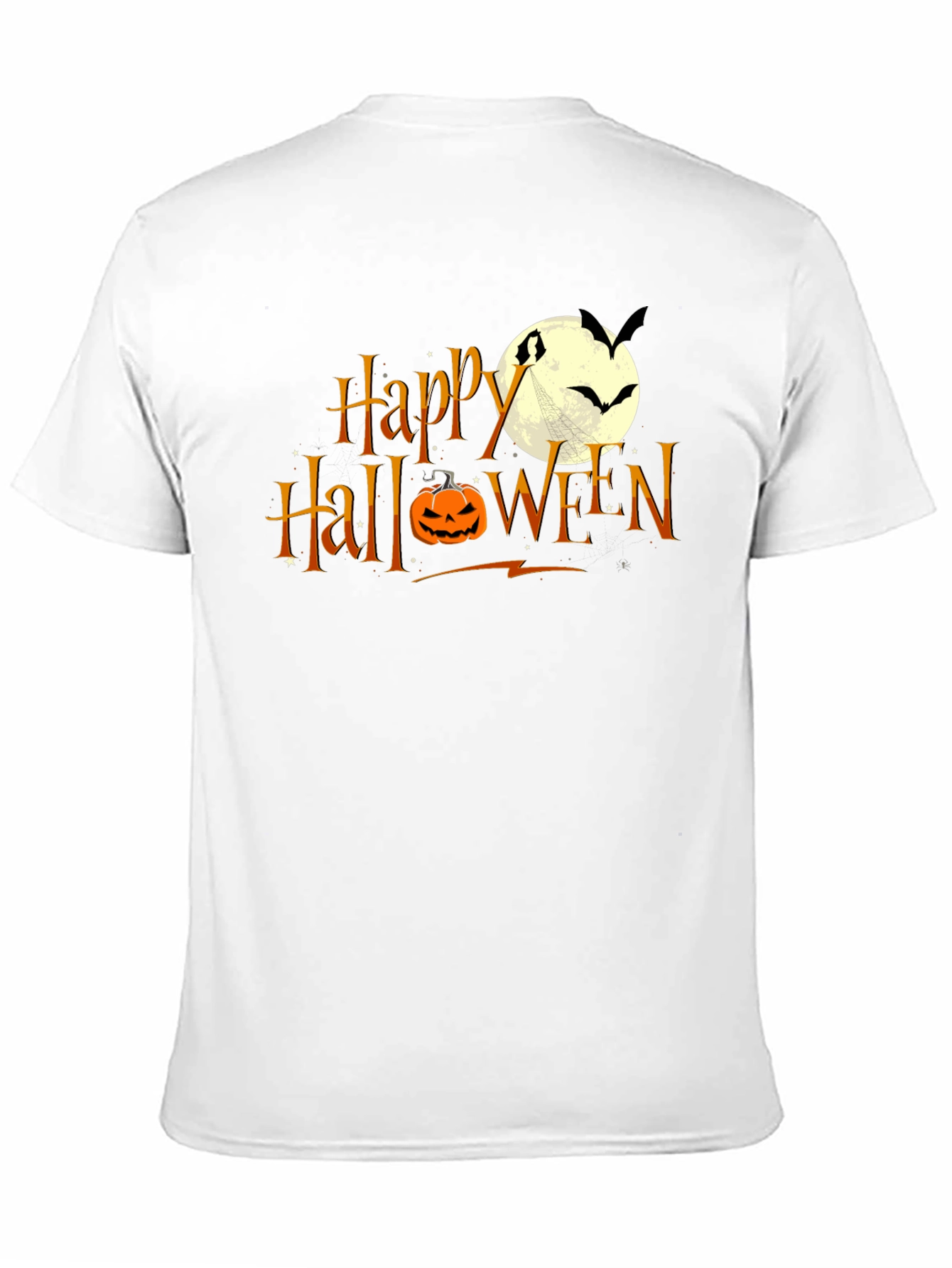 Happy Halloween T-Shirt: Pumpkin Moon Bats