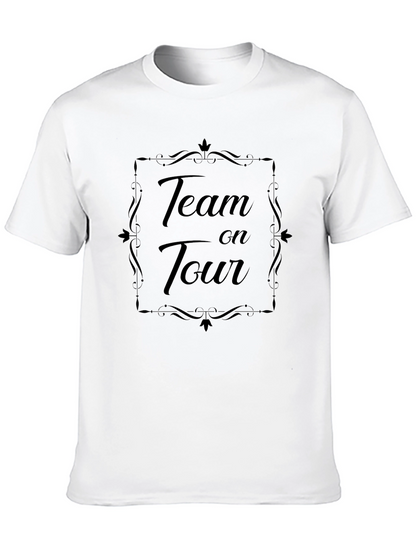 Team on Tour Black Graphic Tee
