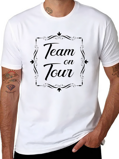 Team on Tour Black Graphic Tee