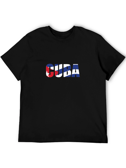 Cuba Flag Graphic T-Shirt - Short Sleeve