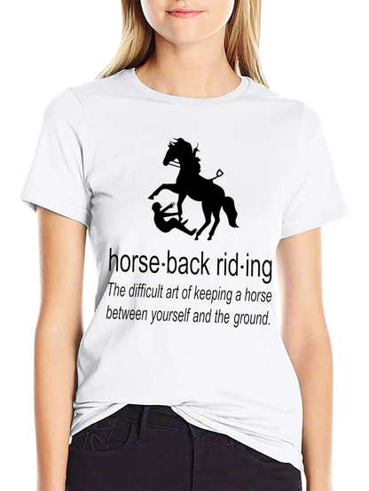 Horseback Riding Humor T-Shirt