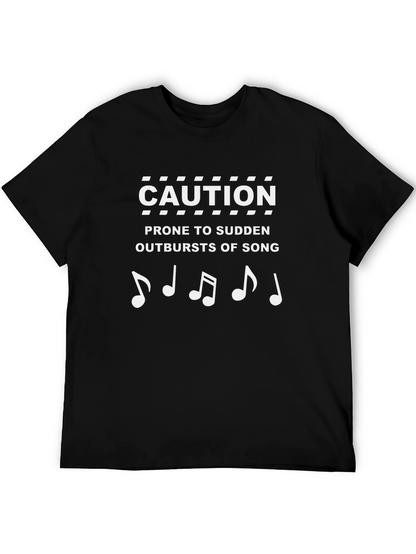 Caution Song Outbursts Graphic Tee
